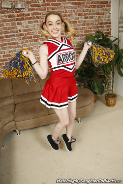 Alexia is a cheerleader at the local community college